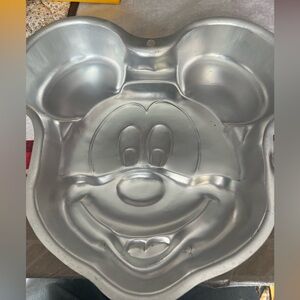 Mickey Mouse Shaped Cake Pan - Silver